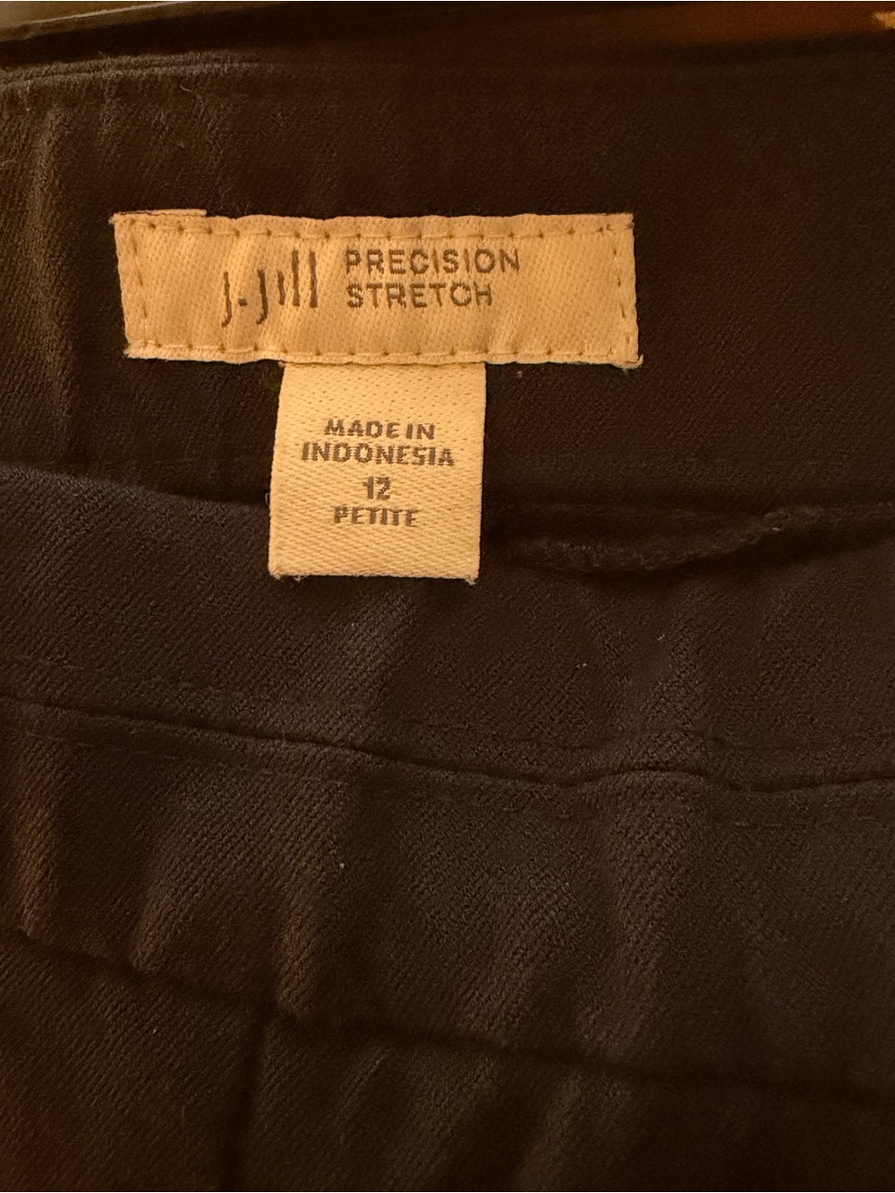 J. Jill Navy Women’s Pants w/Side Zip| Sz 12P|Capsule, Office - Picture 3 of 5